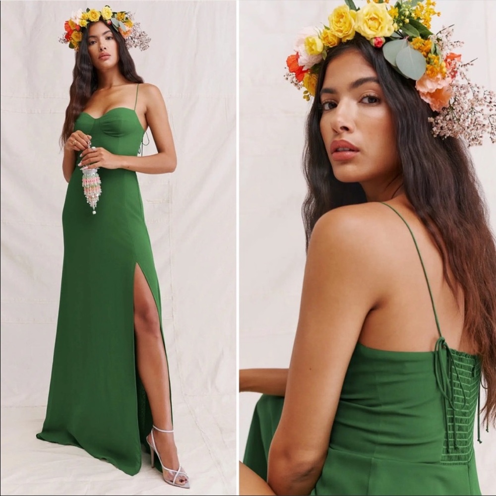 Reformation Melita dress Kelly - Picture 5 of 10